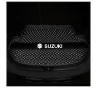 TXCVRID Protection Coffre Voiture pour Suzuki SX4 S Cross 2013-2025, Housse Coffre Voiture,AntidéRapant RéSistant Housse De Protection Couverture De Coffre,Black and White