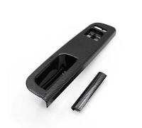 TXDBD Garniture De Panneau Commande Vitre Intérieure Porte Voiture pour VW pour Bora pour Golf 4 MK4 pour Jetta pour Passat (1999-2004) Serrure Porte intérieure(LHD-Carbon Look 2pcs)