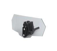 TXDBD Pare-Brise Rehaussé À Clipser pour Moto pour KYMCO Agility 125 Downtown 2017, Extension, Spoiler, Déflecteurs d'air Pare-Brise Avant Carénage(Titane,Type 2)