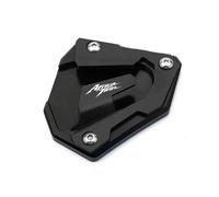 TXDBD Plaque D'extension De Béquille Latérale pour Moto pour Africa Twin CRF1000L Africatwin 1000 2016-2019 Support du Latéral(Noir)