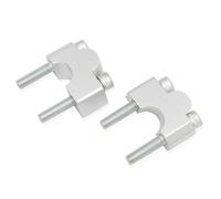 TXDBD Rehausseur De Guidon pour Vulcan S650 Vulcan650 EN650 2015-2023 - Support Rehaussement Et Pince Levage Entretoise rehausseur Guidon(Argent)