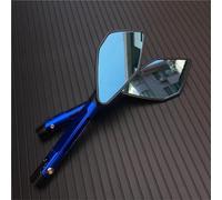 TXDBD Rétroviseur Moto avec Boîtier en Aluminium CNC pour FZ1, FZ6, MT-07, MT-09, MT-10, avec Réflecteur De Guidon. Rétroviseurs Latéraux(Couleur 1)