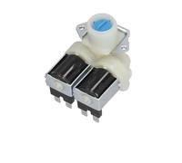 TXLDZSWO Électrovanne d'arrivée d'eau for Machine à Laver AC220V-240V, Double tête, Accessoires for Lave-Linge, Compatible avec la réparation d'appareils électroménagers