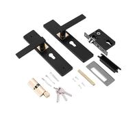 TXLEAPEY 3 clés for chambre à coucher, salle de bains, sécurité, maison, installation facile, serrure porte avec poignée