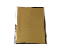 TXLEAPEY Feuille d'estampage Papier 50 pièces Or Noir Rouge plastifieuse Transfert sur élégance imprimante Laser Artisanat 20x29cm A4(Gold)
