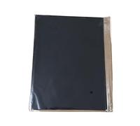 TXLEAPEY Feuille d'estampage Papier 50 pièces Or Noir Rouge plastifieuse Transfert sur élégance imprimante Laser Artisanat 20x29cm A4(Black)