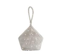 TXLEAPEY Sac de soirée en strass, sac à main bal paillettes, pochette triangulaire styliste for fête mariage