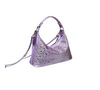 TXLEAPEY Sac de soirée for femme, sac à bandoulière brillant avec strass, main for dîner, for(9891-Purple)