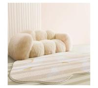 TXLEAPEY Tapis de Chevet en Peluche Forme irrégulière, Moelleux et Doux, décoration Chambre à Coucher, for Salon Maison, épais antidérapant(Color-C,1200mm x 1700mm)