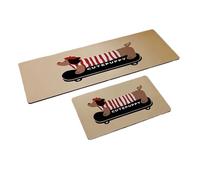 TXLEAPEY Tapis de Sol en Terre diatomée, Mignon, Dessin animé, Absorbant, Huile, Restaurant, antidérapant, Facile à Nettoyer(Color 06,1PC 50X80CM)