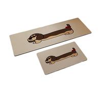 TXLEAPEY Tapis de Sol en Terre diatomée, Mignon, Dessin animé, Absorbant, Huile, Restaurant, antidérapant, Facile à Nettoyer(Color 08,1PC 60X90CM)
