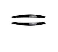 Txopaf 2PCS Voiture ABS Avant Paupières Phare Sourcil, pour BMW X5 E70 2008-2013 phares Sourcils Couverture Car Collants décorer Style Accessoires