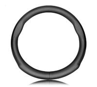 Txopaf Voiture Cuir Volant Caches, pour Mercedes-Benz Vito Viano W639 2003-2014 Antidérapant Protege Volant Respirant imperméable Protection intérieur Accessoires,A/Black-Perforated