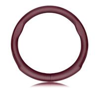 Txopaf Voiture Cuir Volant Caches, pour Mercedes-Benz Vito Viano W639 2003-2014 Antidérapant Protege Volant Respirant imperméable Protection intérieur Accessoires,C/Red-Perforated