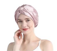 TXQHD Bonnets Turban Femmes, Bonnet Nuit torsadé, enveloppe de Cheveux en Soie Bandeau bouclé pour Dormir