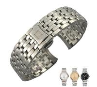 TXQHDHX 20mm 316L Solid Stainless Steel Watchband For Strap II Wrist Watch Band Bracelet with Oyster Clasp