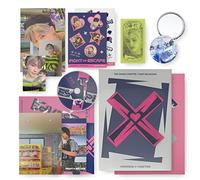TXT The 2nd Album Repackage - THE CHAOS CHAPTER : FIGHT OR ESCAPE [ ESCAPE ver. ] CD-R+Photo Book+LyricBook+BehindPoster+PhotoCard+StickerPack+PostCard+Poster+ARCard+OS PhotoCard+Cut-out Board