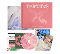 TXT - [The Name Chapter : TEMPTATION] (Nightmare Ver.) Photo Book + Lyric Book + CD + Sticker Pack + Bookmark + Post Card + Photo Card + Poster + 1 Pocket Hand Mirror + 4 Extra Photocards