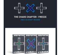 TXT-TOMORROW X TOGETHER - THE CHAOS CHAPTER : FREEZE [BOY VER.] Album CD+Folded Poster+GIFT (Photo acrylic key ring & card)