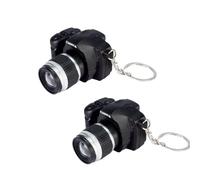 Txuolin Lot de 2 porte-clés pour appareil photo avec son, porte-clés décoratif pour sac, portefeuille, mini appareil photo, anneau fantaisie mignon pour enfants, porte-clés pour enfants, cadeau