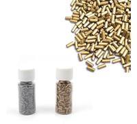 txuzong 600 Pièces Pierre a Briquet avec Flacon de Rangement, 2,2 x 5 mm Pierre à Briquet Recharge Compatible avec Zippo et Clipper Briquets, Convient à la Plupart des Briquets du Marché