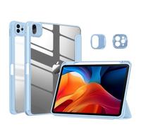 TXWLLIU Coque pour iPad Pro 11 Pouces (2022/2021/2020/2018), Air 11 Pouces M3/M2 2025/2024, iPad Air 5e/4e Génération 2022/2020 10,9 Pouces, Étui de Protection Ultra Fin et Léger, Bleu Clair