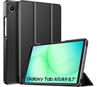 TXWLLIU Coque pour Samsung Galaxy Tab A11 8,7 Pouces 2025/Galaxy Tab A9 8,7 Pouces 2023, Étui pour Tablette Ultra-Mince et Léger à Trois Volets, Noir