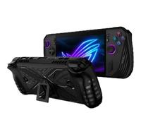TXWLLIU Étui de Protection en Silicone pour ASUS ROG Ally X 2024, Étui Rigide Antichoc et Antidérapant, avec Support, Accessoire de Protection pour ASUS ROG Ally X, Noir