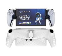 TXWLLIU Étui de Protection Sony Compatible avec PlayStation Portal, Étui pour Manette PS5 avec Support, Coque Absorbant Les Chocs, Blanc