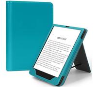 TXWLLIU Étui pour Kindle Paperwhite 12e Génération 2024 & Kindle Colorsoft Signature Edition 2024 avec Support Intégré, Dragonne, Emplacement pour Carte, Fonction Veille/Réveil Automatique, Vert ipad