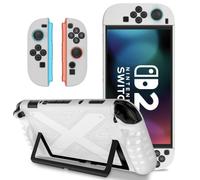 TXWLLIU Étui pour Nintendo Switch 2 2025, Coque de Protection Souple en TPU, Design Ergonomique, Résistant aux Rayures et Aux Chocs, Blanc
