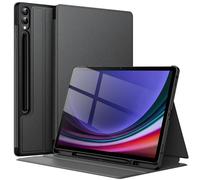 TXWLLIU Étui pour Samsung Galaxy Tab S10 Plus/S9 Plus 12,4 Pouces avec Support S Pen, Étui de Protection Fin et Multi-Angles, Noir