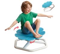 TXWLLIU Fauteuil Pivotant Sensoriel pour Enfants, Fauteuil Pivotant pour Autisme, Siège D'entraînement à L'équilibre Sensoriel, Entraînement à La Coordination Physique et à L'équilibre, Bleu