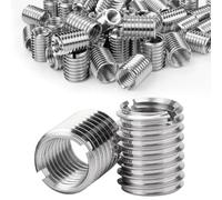 TXXATX 12 Pièces Inserts Filetés M10 à M6 x 15 mm Adaptateurs de Filetage | Acier Inoxydable, Manchon Fileté Réducteur, avec Filetage Externe, Projets de Meubles, Appareils, Mécaniques, Automobiles