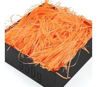 TXXATX 550g Papier Déchiqueté Papier Remplissage Cadeau Orange Papier Dechicter Emballage Frisure de Papier Raffia Remplissage Papier pour DIY Décorer Cadeaux Remplissage Boite Cadeau