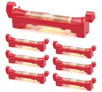 TXXATX 7 Pièces Mini Niveau à Bulle Petit Niveau a Bulle 75mm Mini Corde Corde Bulle Niveau pour Ficelle Suspendu Ligne Niveau à Bulle Niveau Ficelle pour L'Industrie D'Ingénierie Plomberie Maçonnerie