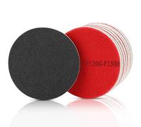 TXXATX Grain 1200 Eponge Abrasive 8 Pcs Eponge Poncage Réutilisables Éponges de Ponçage Lavables Cale a Poncer Kit Rond Papier Abrasif pour Modèle de Construction Sèche Métal Bois Meubles