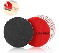 TXXATX Grain 600 Eponge Abrasive 8 Pcs Eponge Poncage Réutilisables Éponges de Ponçage Lavables Cale a Poncer Kit Rond Papier Abrasif pour Modèle de Construction Sèche Métal Bois Meubles