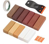 TXXATX Kit Reparation Carrelage 11 Couleurs Kit Reparation Parquet avec Grattoir Kit Réparation Parquet Stratifié Sombre pour Stratifié Bois PVC Carrelage Meubles