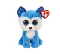 Ty - Beanie Boo's - Peluche Prince le Chien Husky 15 cm bleu TU