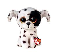 ty 36389 Peluche Beanie Boos - Chien Luther, 15 cm