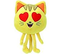 TY 42294 Carletto Aladdin Emojis, chat avec yeux en forme de cœur 15cm