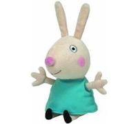 Ty 46140 - peppa baby - beanie babies luisa cuillère lapin - peluche, 15 cm