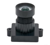 TY-9027 Objectif à mise au point fixe pour scanner de documents et lecteur d'identité, grand angle de 100,1°, images sans distorsion, compatible avec capteur 1/2,5", noir