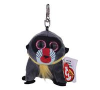 TY Baboon Wasabi 1607-36563 Porte-clés avec clip pavian Noir 8,5 cm