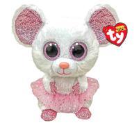 Ty Beanie Babies Boos Nina Souris Tutu Standard 15cm Peluche Jouet Neuf Avec