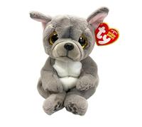 Ty Peluche Beanie Babies Wilfred le Chien 15 cm Gris TY40596