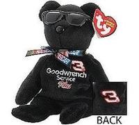 TY Beanie Baby - NO 3 l'ours Nascar (Dale Earnhardt) G