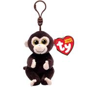Porte-clés en peluche TY Beanie Bellies Clip Matteo Le Singe Marron Marron