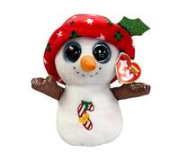 Ty Beanie Boo BRRRNIE Le bonhomme de neige de Noël - 15,2 cm
